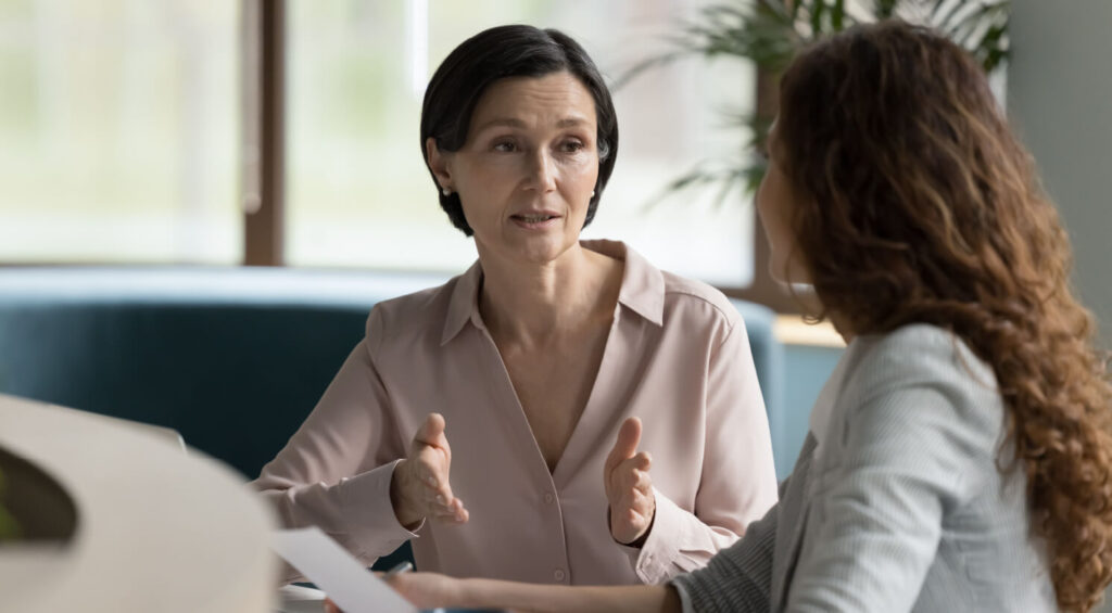 employer speaking with employee about the right to disconnect